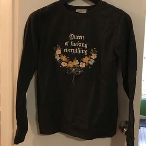 Locher’s embroidery detail sweatshirt